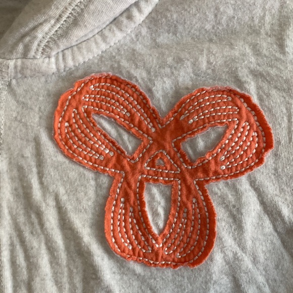 Aritzia TNA short sleeve zippered sweater with hood and pockets size L - Picture 5 of 9